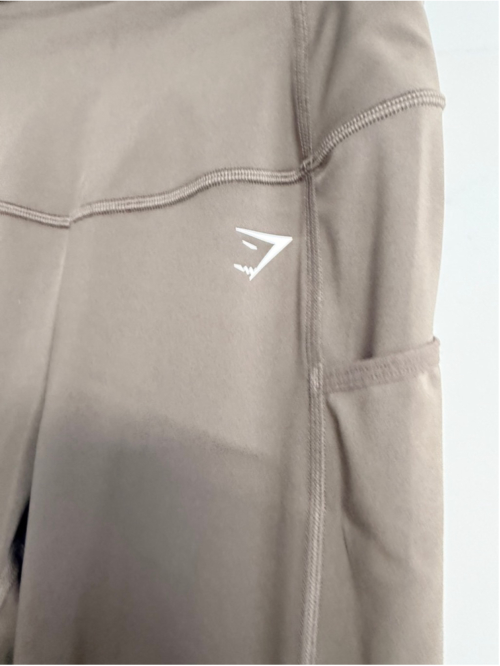 Women's Gymshark Leggings Size S Brown Pre Owned - Picture 2 of 5
